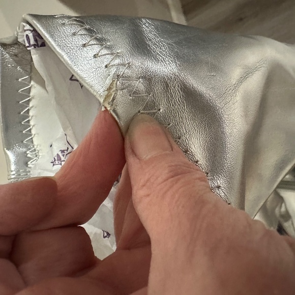 Funtasma Exotica-2000 Platform Boots, Silver, Size 10 - Picture 9 of 12